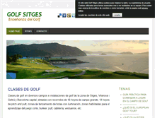 Tablet Screenshot of golfsitges.com